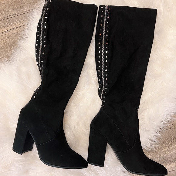 Alfani | Shoes | Alfani Knee High Black 